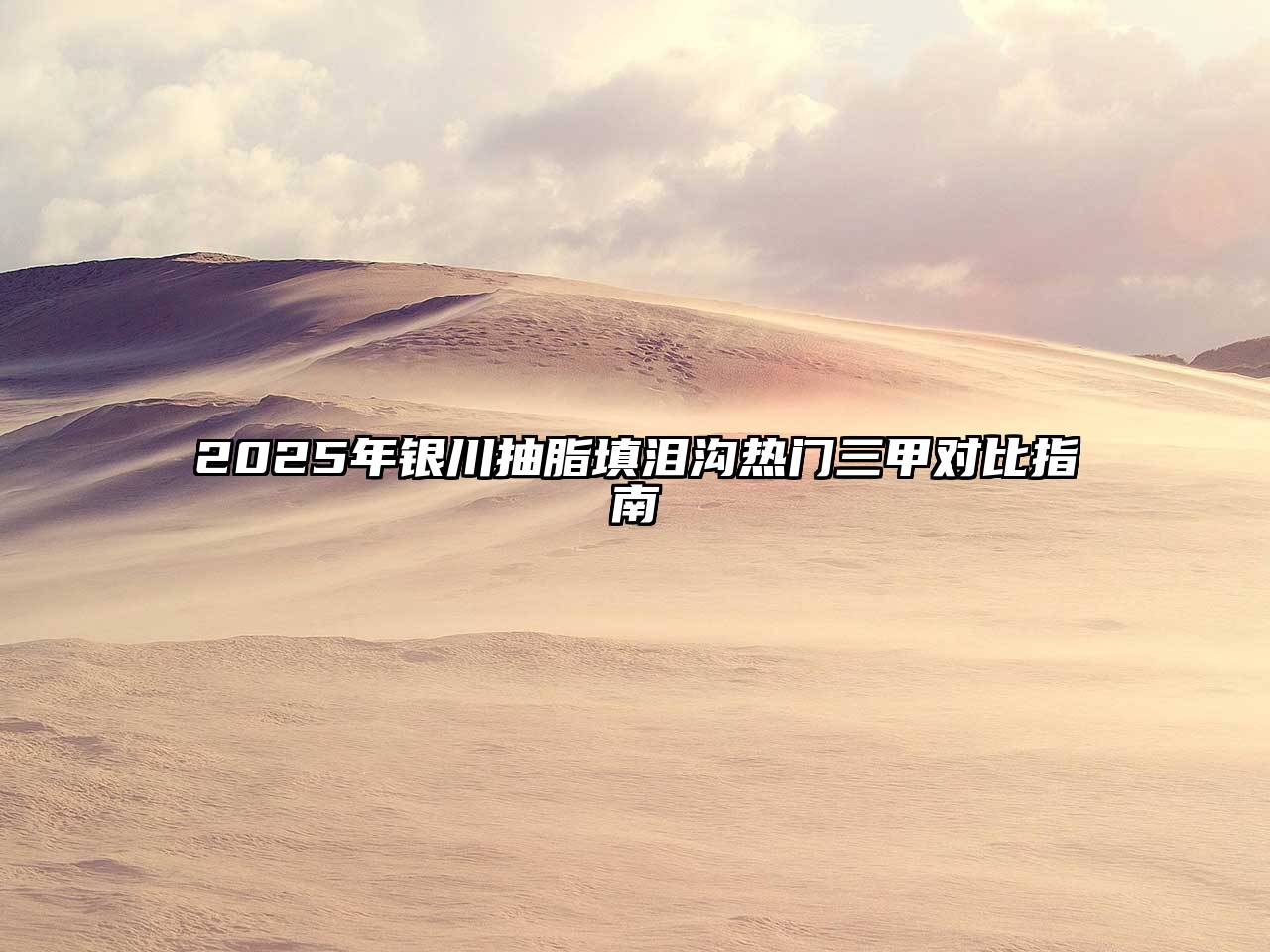 2025年银川抽脂填泪沟热门三甲对比指南
